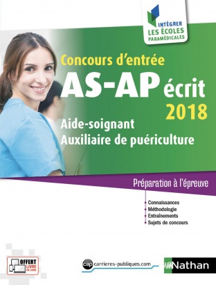Concours d'entrée AS-AP - Ecrit -2018