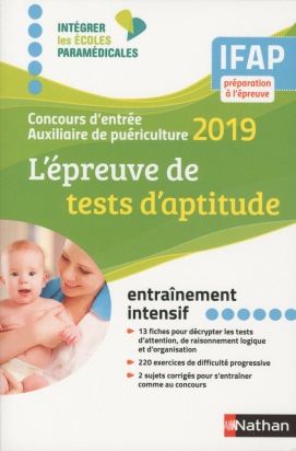 Tests d'aptitude - Concours AP - Ecrit + Oral - 2018