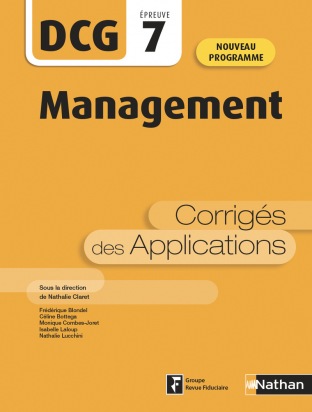 Management - DCG 7 - Corrigés des applications 