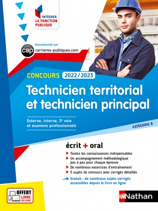 Concours Technicien territorial et technicien principal 2022/2023 (Intégrer la fonction publique) N° 46 - 2021