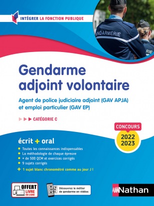 Gendarme adjoint volontaire - (IFP) Tout-en-un 2022