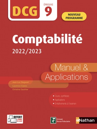 Comptabilité - DCG 9 - Manuel et applications - 2022-2023