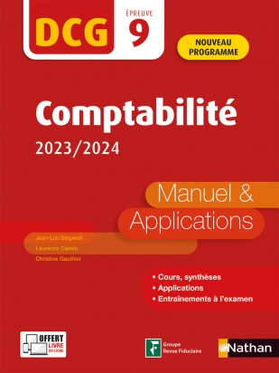Comptabilité - DCG 9 - Manuel et applications - 2023-2024