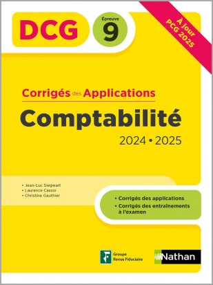 DCG 9 Intro à la Comptabilité - Corrigés des applications - 2024 2025