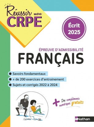 CRPE écrit Français - admissibilité - nouveau concours 2025