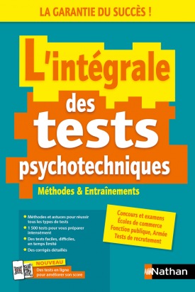 L'intégrale des tests psychotechniques - Concours et examens 2025/2026 - EPUB