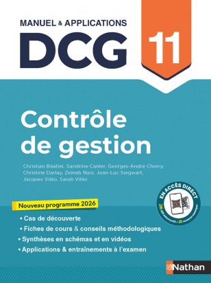 DCG 11 - Contrôle de gestion - Manuel & Applications - Nouveau programme 2026