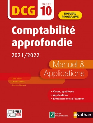DCG 10 Comptabilité approfondie  - Manuels et applications - EPUB