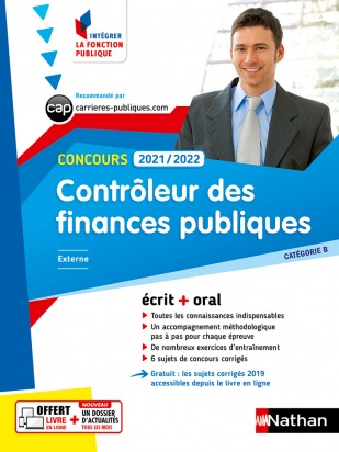 Controleur des finances publiques 2021/2022 - cat B - E-PUB 2021