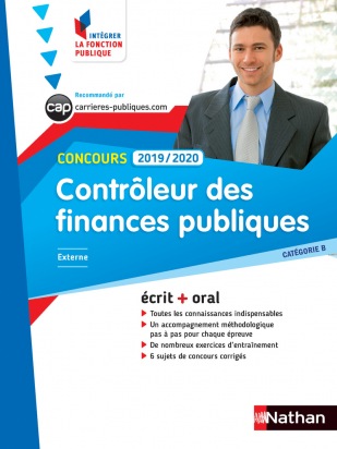 Concours Contrôleur des finances publiques - Catégorie B - Intégrer la fonction publique - 2019/2020