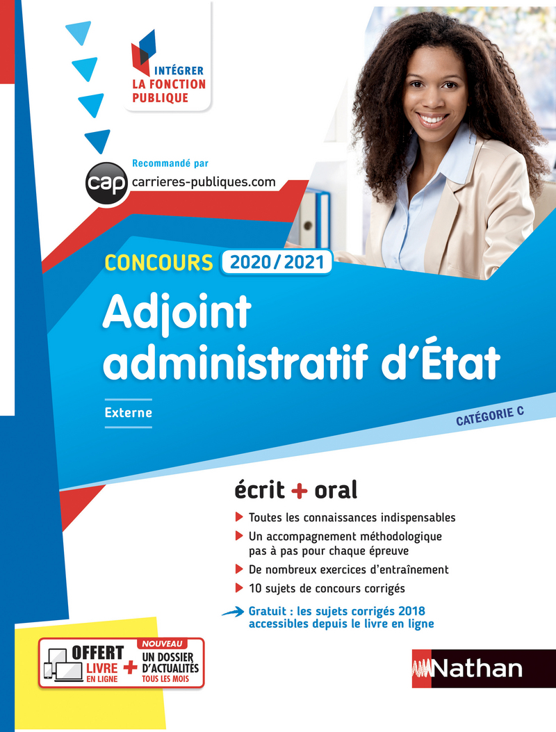 Concours D Adjoint Administratif D Etat Categorie C Editions Nathan
